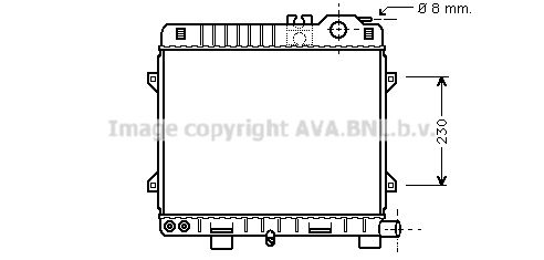 AVA QUALITY COOLING radiatorius, variklio aušinimas BW2075